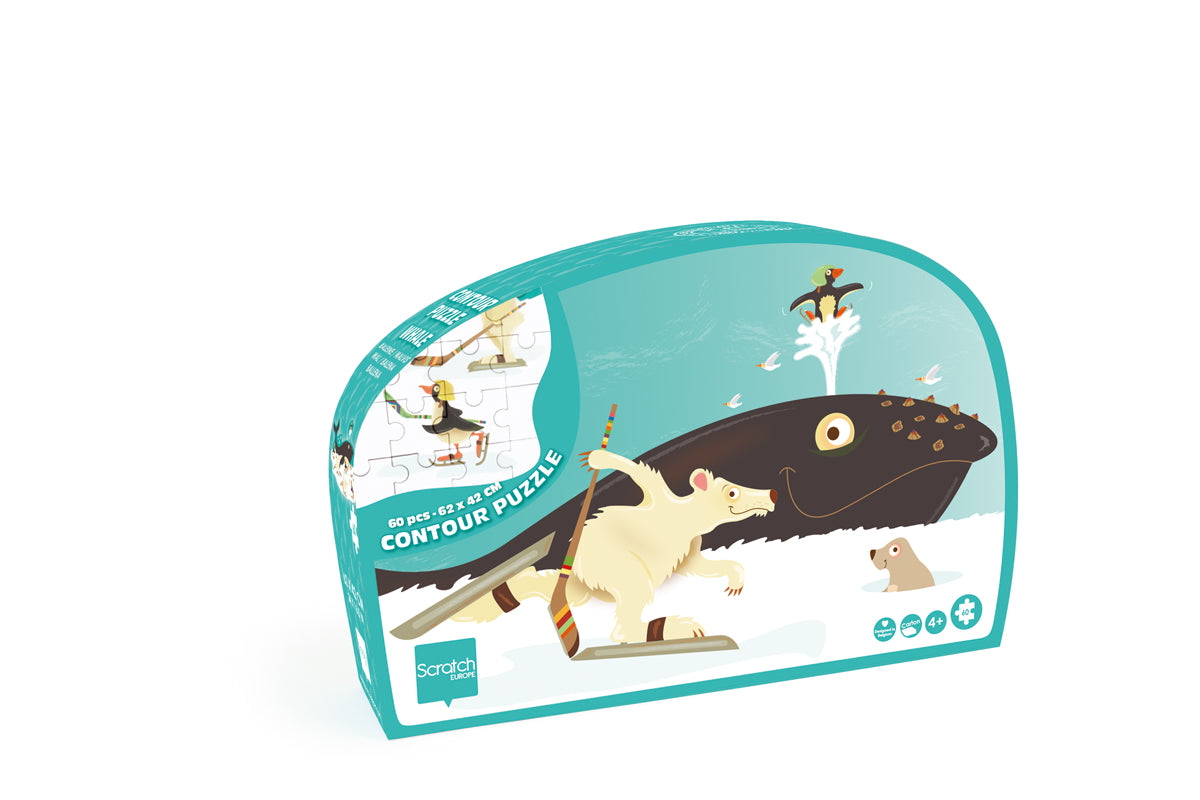 Puzzle 60Pcs Con Forma, Ballena