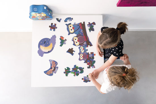 Puzzle 39Pcs Doble Con Forma, Buho