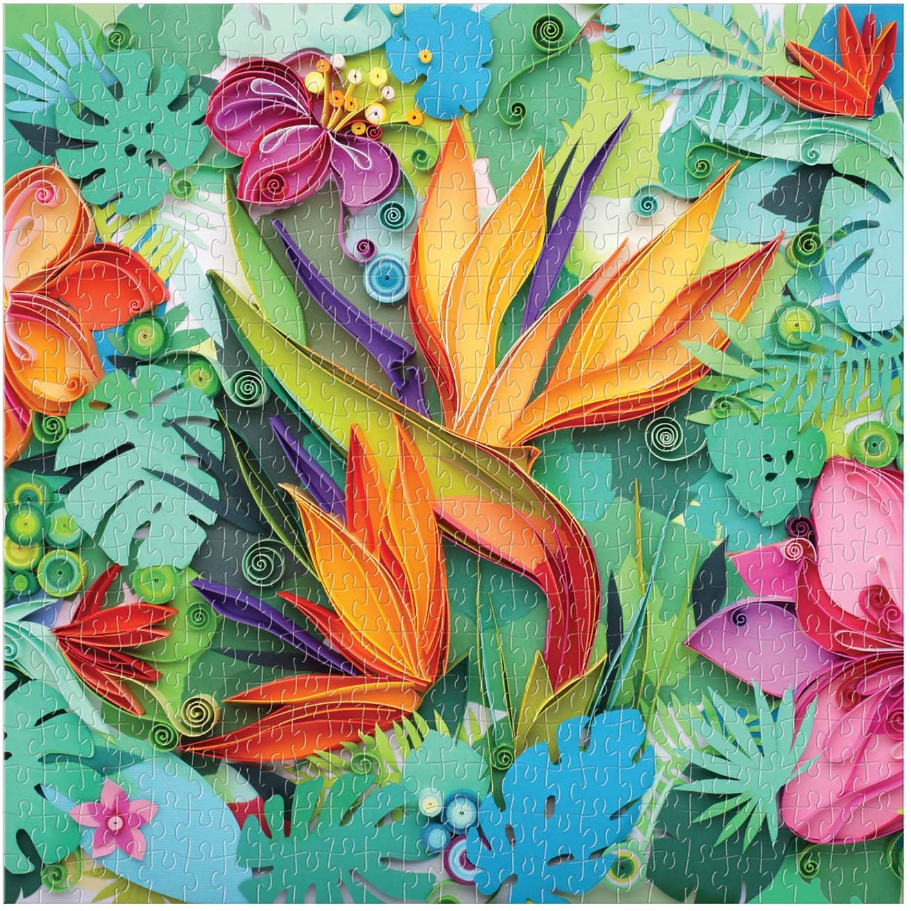Puzzle 500Pcs Paraíso De Papel Mudpuppy