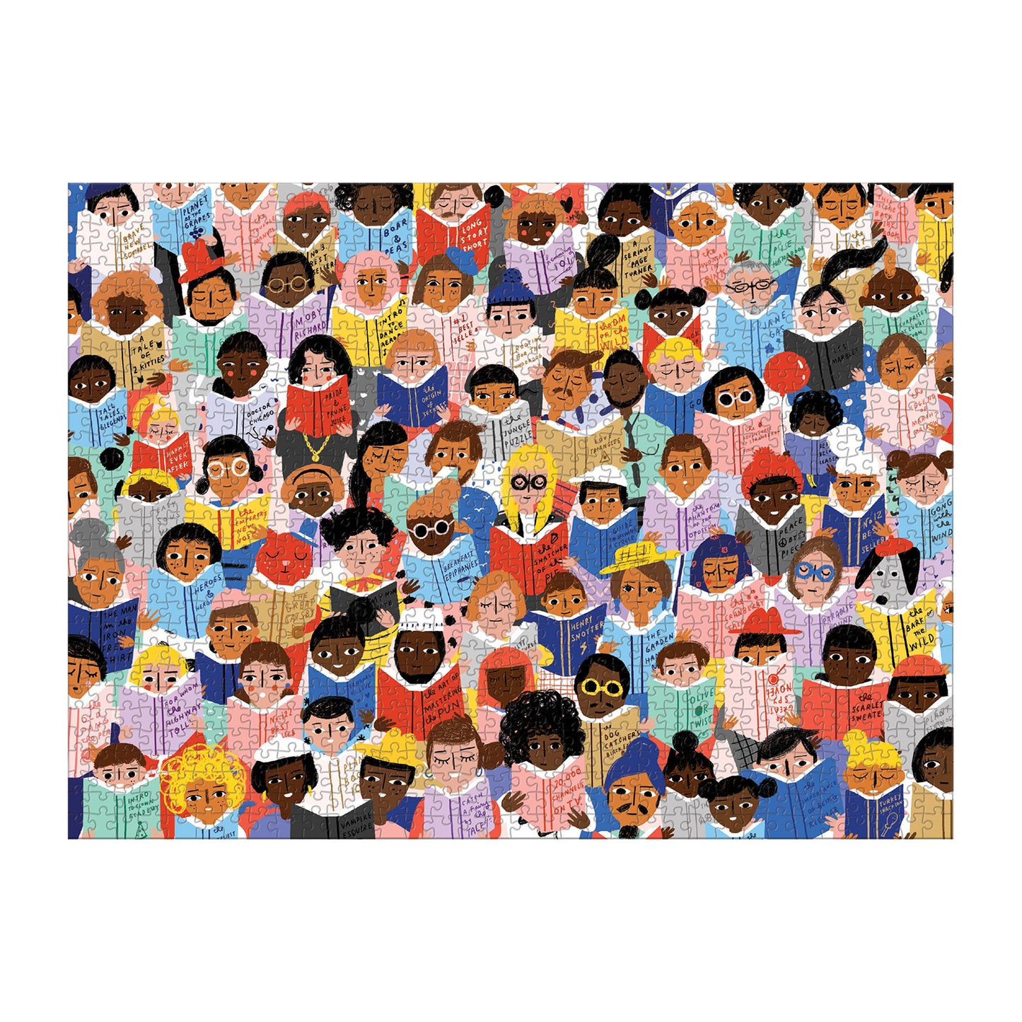Puzzle 1000Pcs Club De Lectura Mudpuppy