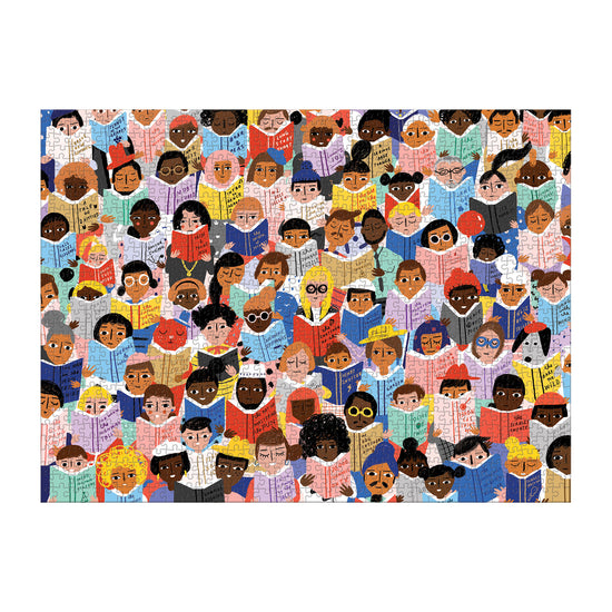 Puzzle 1000Pcs Club De Lectura Mudpuppy
