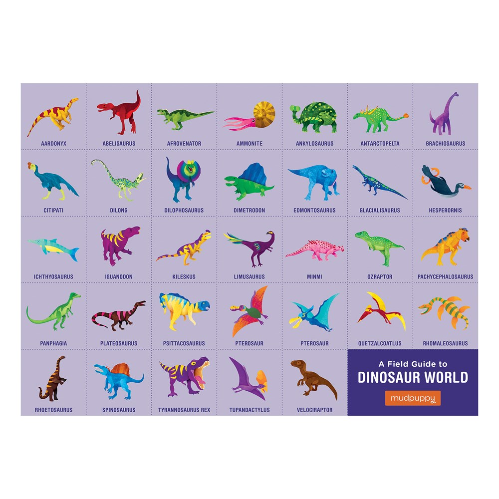 Cargar imagen en el visor de la galería, Puzzle 80Pcs Geografía Dinosaurios Mudpuppy
