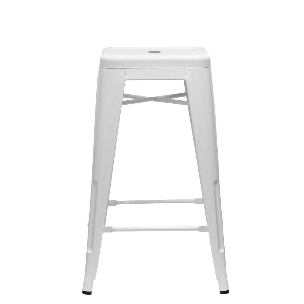 Taburete Medio 67 Tolix Blanco Form Design