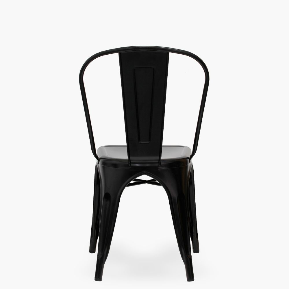 Silla Tolix Réplica Negro Form Design