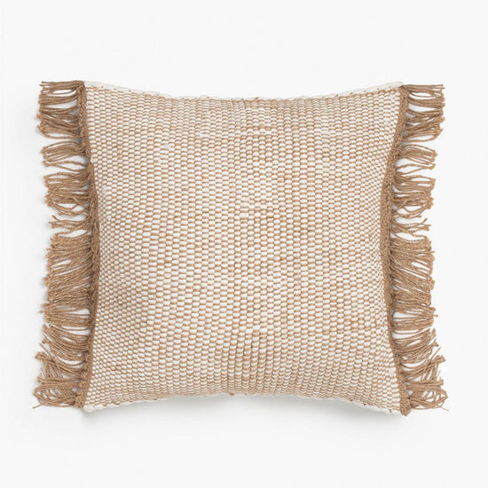 Funda Cojín Algodón Crema 45x45 Calma House
