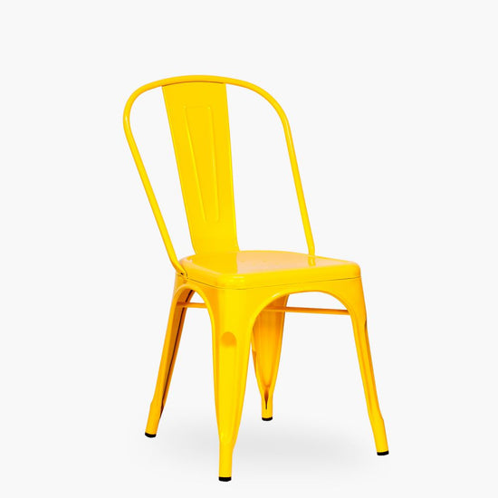 Silla Tolix Réplica Amarillo Form Design