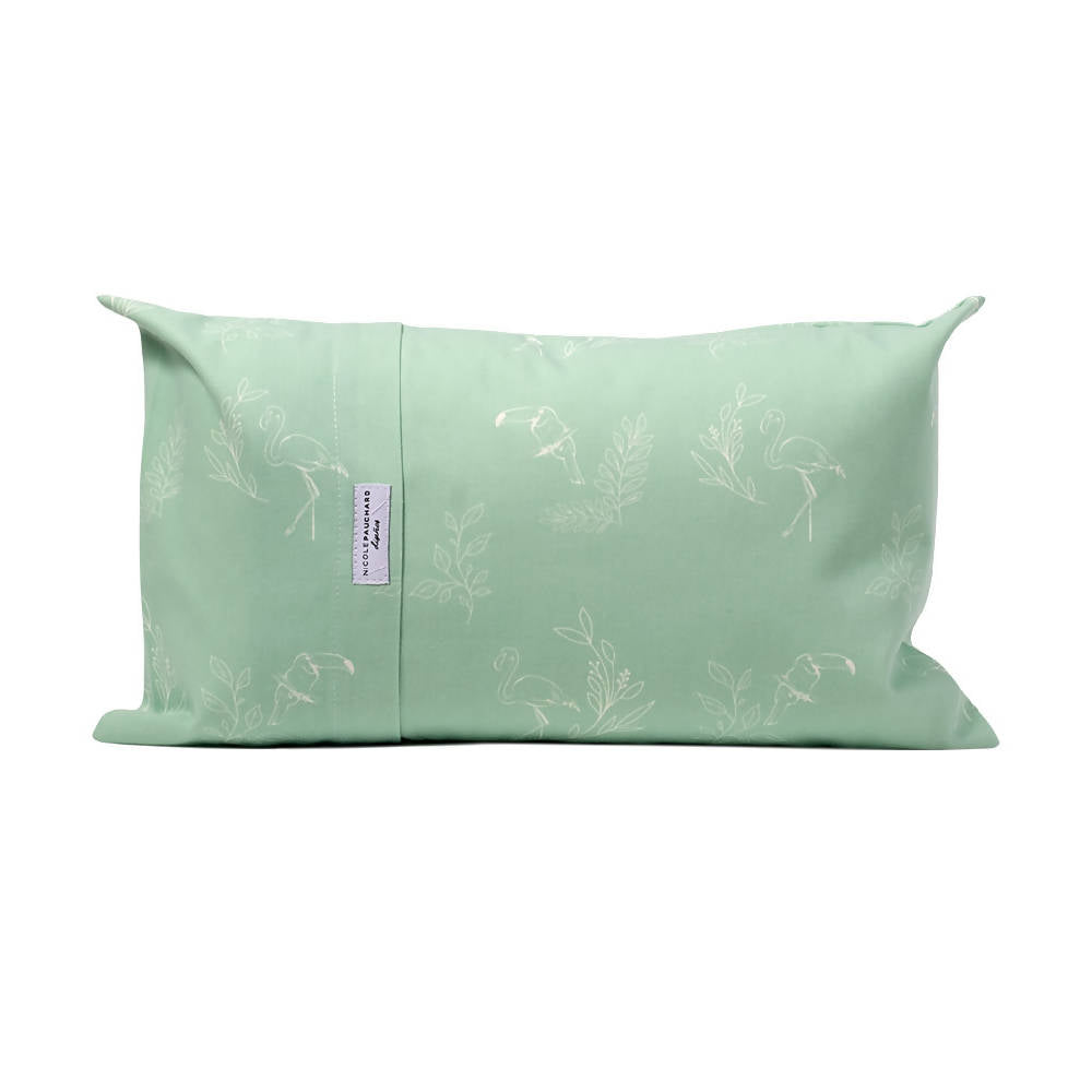 Cojín rectangular Antonia verde Nicole Pauchard Diseños