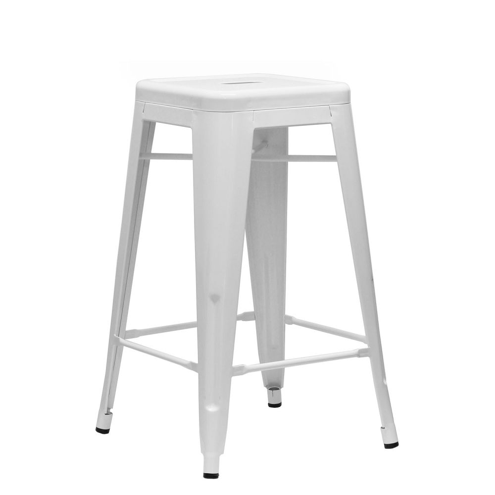 Taburete Medio 67 Tolix Blanco Form Design