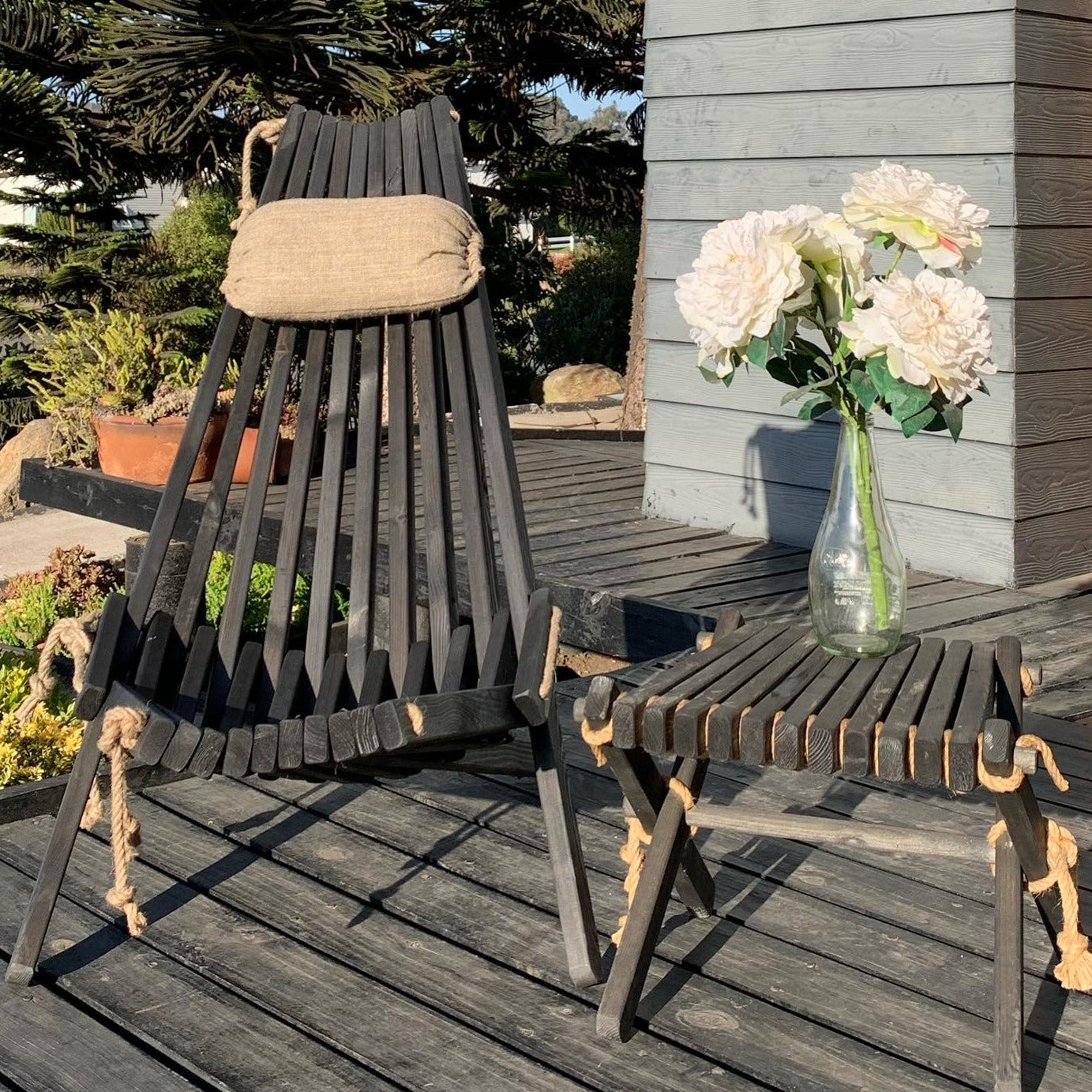 Silla EcoChair Negra + cojin Denordeco