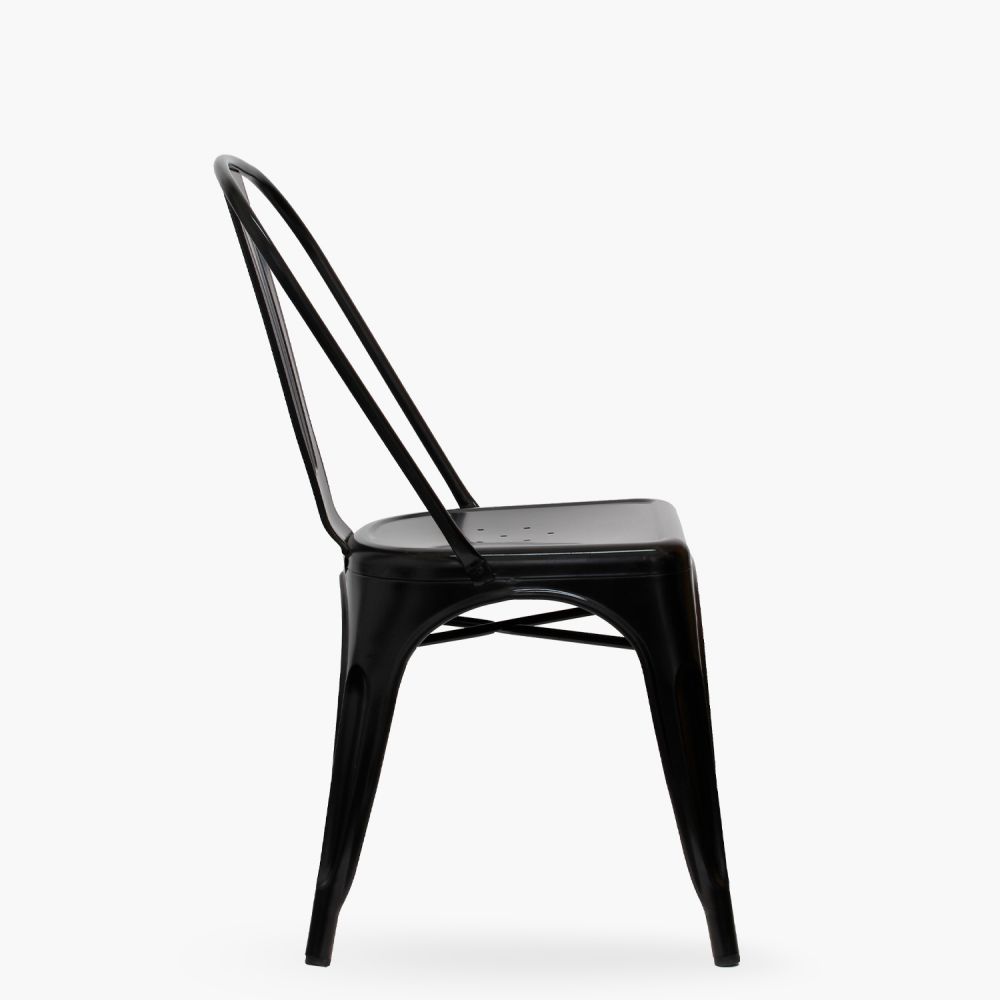 Silla Tolix Réplica Negro Form Design