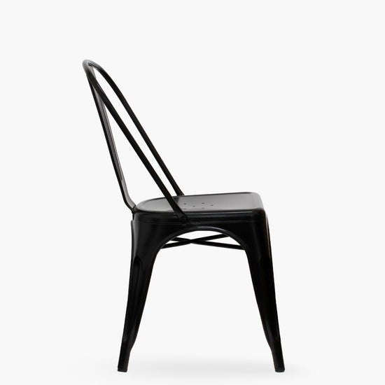 Silla Tolix Réplica Negro Form Design