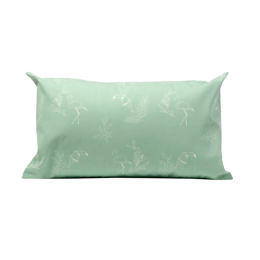 Cojín rectangular Antonia verde Nicole Pauchard Diseños