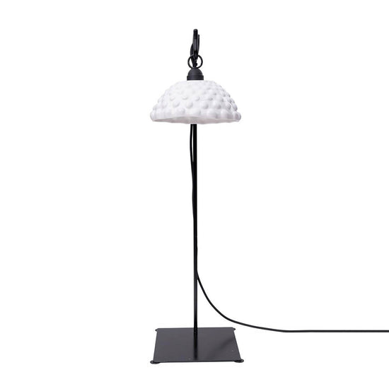 Lámpara de Cerámica Anfibio Base Fierro Mesa 12 x 20 cm Maia Design