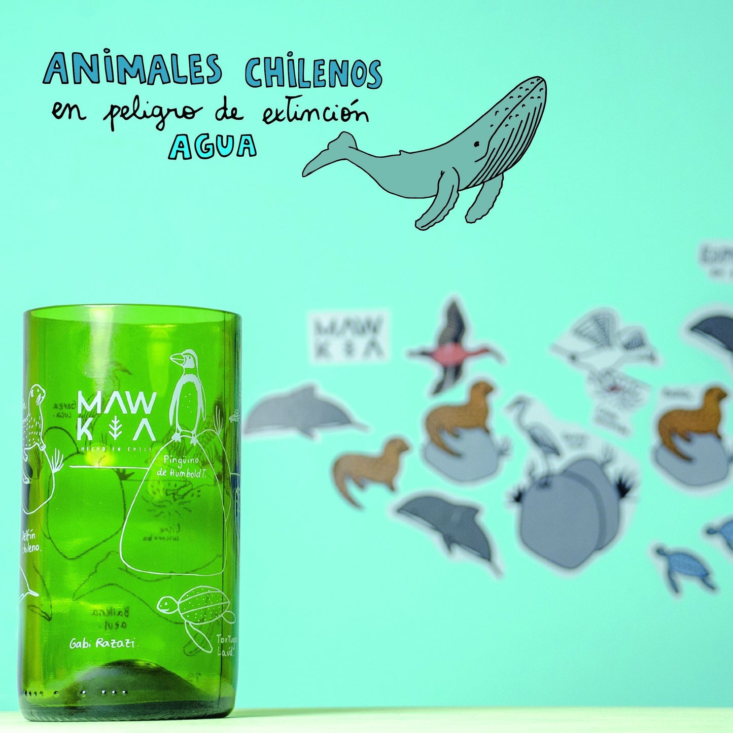 Set de Vasos Animales en Peligro de Extinción Mawka