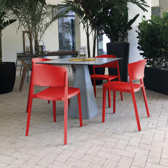 Silla Abuela Sin Brazos Roja Gaber