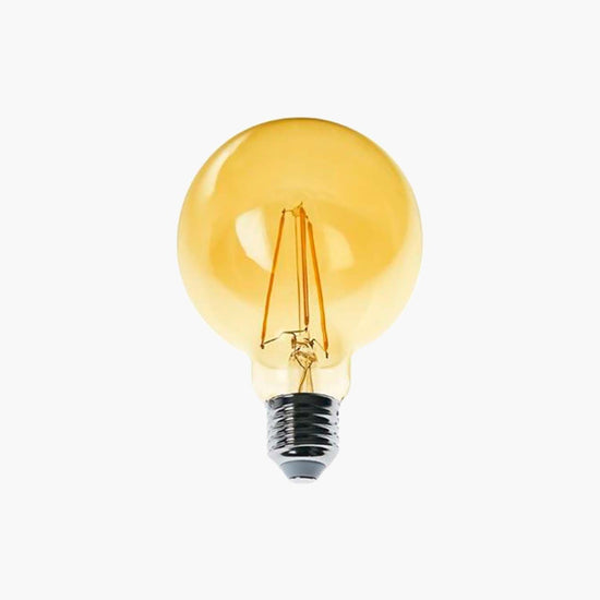 Ampolleta Led Filamento G95 E27 5W Luz Cálida