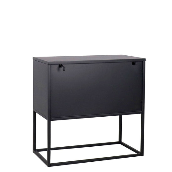 Arrimo medio Newton 2 puertas Negro Form Design