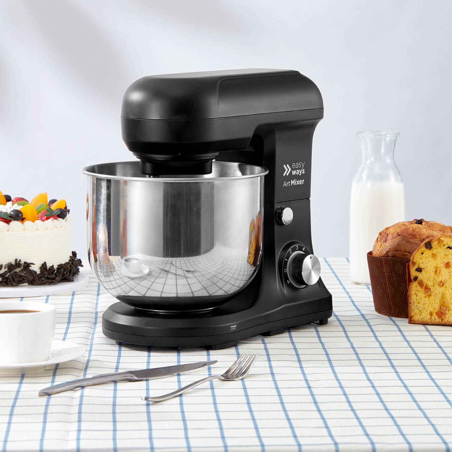 Batidora de Pedestal Art Mixer Negro Easyways