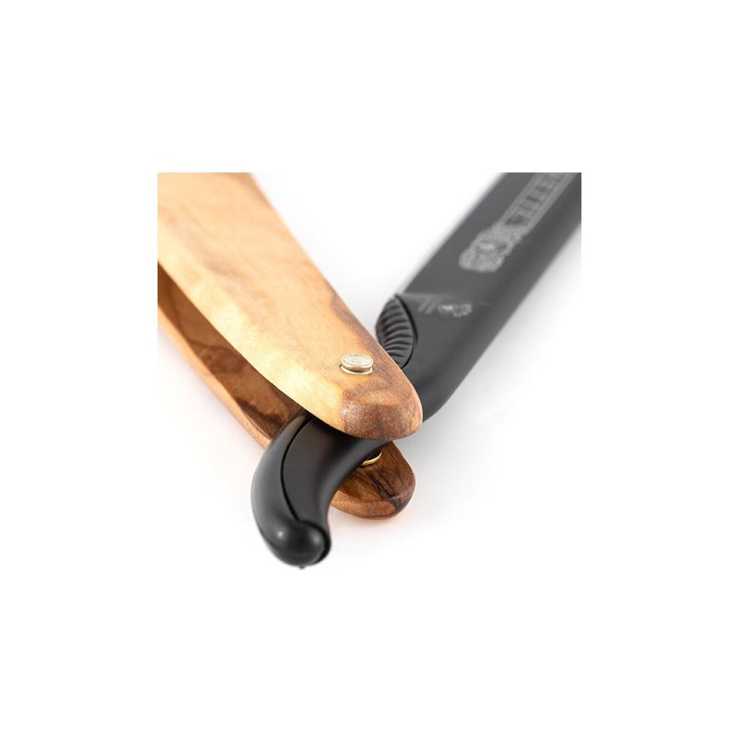 Navaja Shavette Olivewood Dovo