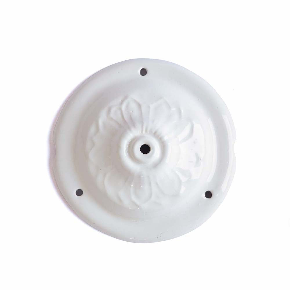 Plafón Baldaquín de Cerámica Blanco L 3 x 15 cm Maia Design