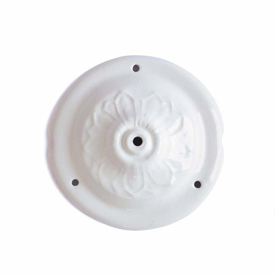 Plafón Baldaquín de Cerámica Blanco L 3 x 15 cm Maia Design