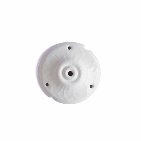 Plafón Baldaquín de Cerámica Blanco S 3 x 10 cm Maia Design