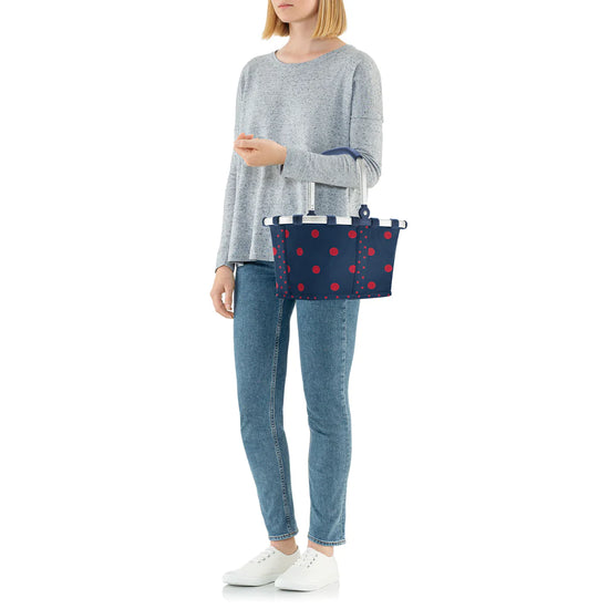canasto-de-compras-carrybag-xs-mixed-dots-red-reisenthel