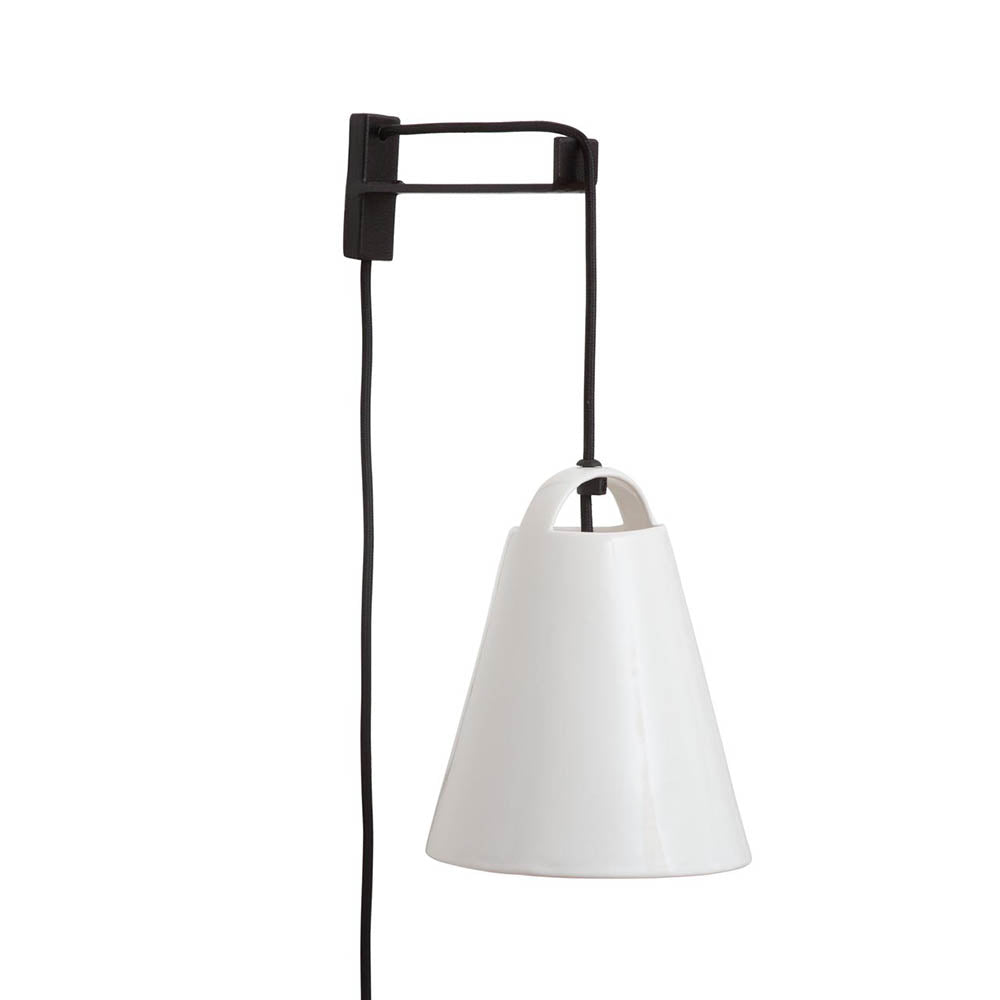 Lámpara Cencerro Cerámica Escuadra de Fierro S Maia Design