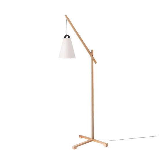 Lámpara Cencerro Pergamino Base Madera Coihue 212  x 65 x 81 cm Maia Design