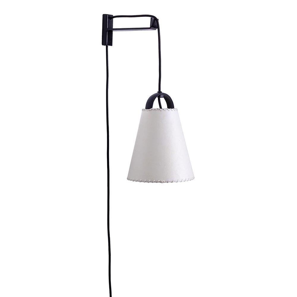 Lámpara Cencerro Pergamino Escuadra Fierro 24 x 27 cm Maia Design