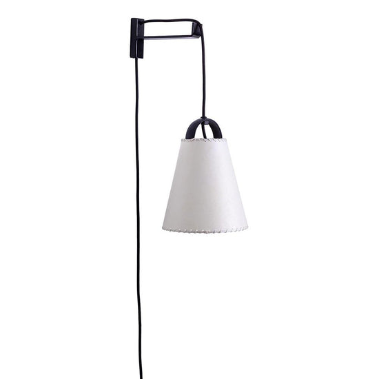Lámpara Cencerro Pergamino Escuadra Fierro 24 x 27 cm Maia Design
