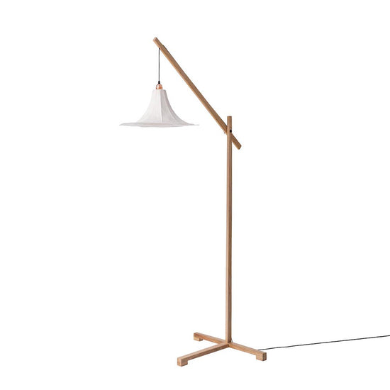 Lámpara de Cerámica Copihue Papel Artesanal 22 x 40 cm Maia Design