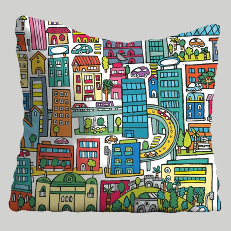 Cojin 45x45Cm Ciudad Color PayoStore