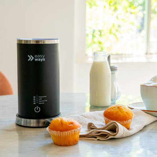 Cafetera Milano Coffe Rojo + Espumador de leche Easyways