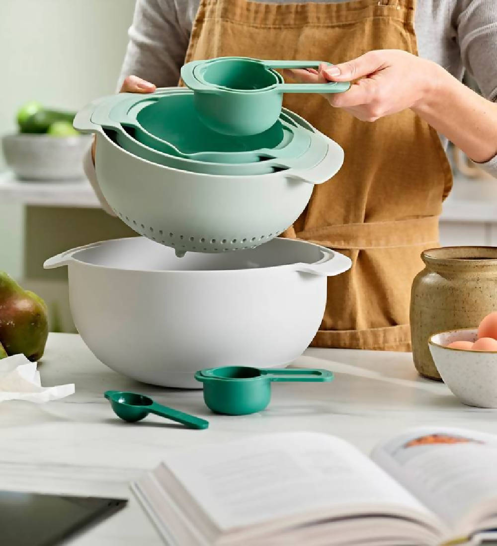 Set Bowls 9 Piezas Nest Salvia Joseph Joseph