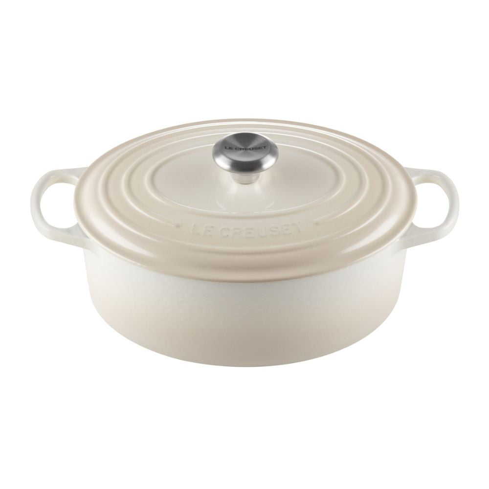 Cocotte Ovalada 29cm Meringue Le Creuset