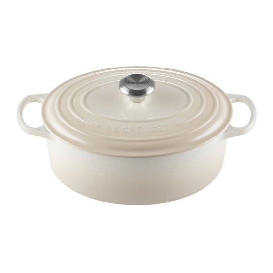 Cocotte Ovalada 29cm Meringue Le Creuset