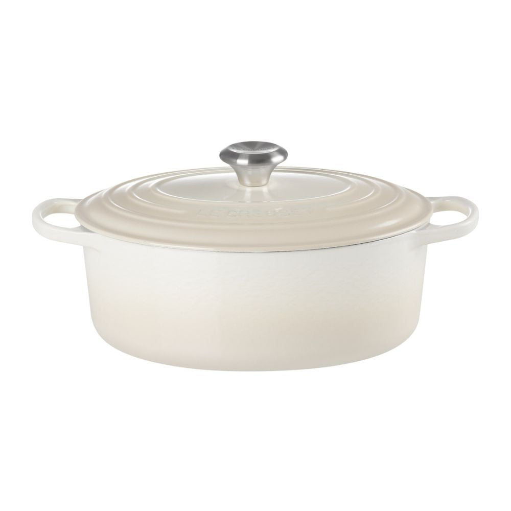 Cocotte Ovalada 29cm Meringue Le Creuset