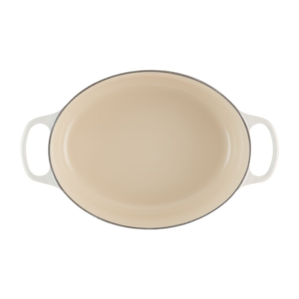 Cocotte Ovalada 29cm Meringue Le Creuset