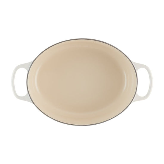 Cocotte Ovalada 29cm Meringue Le Creuset