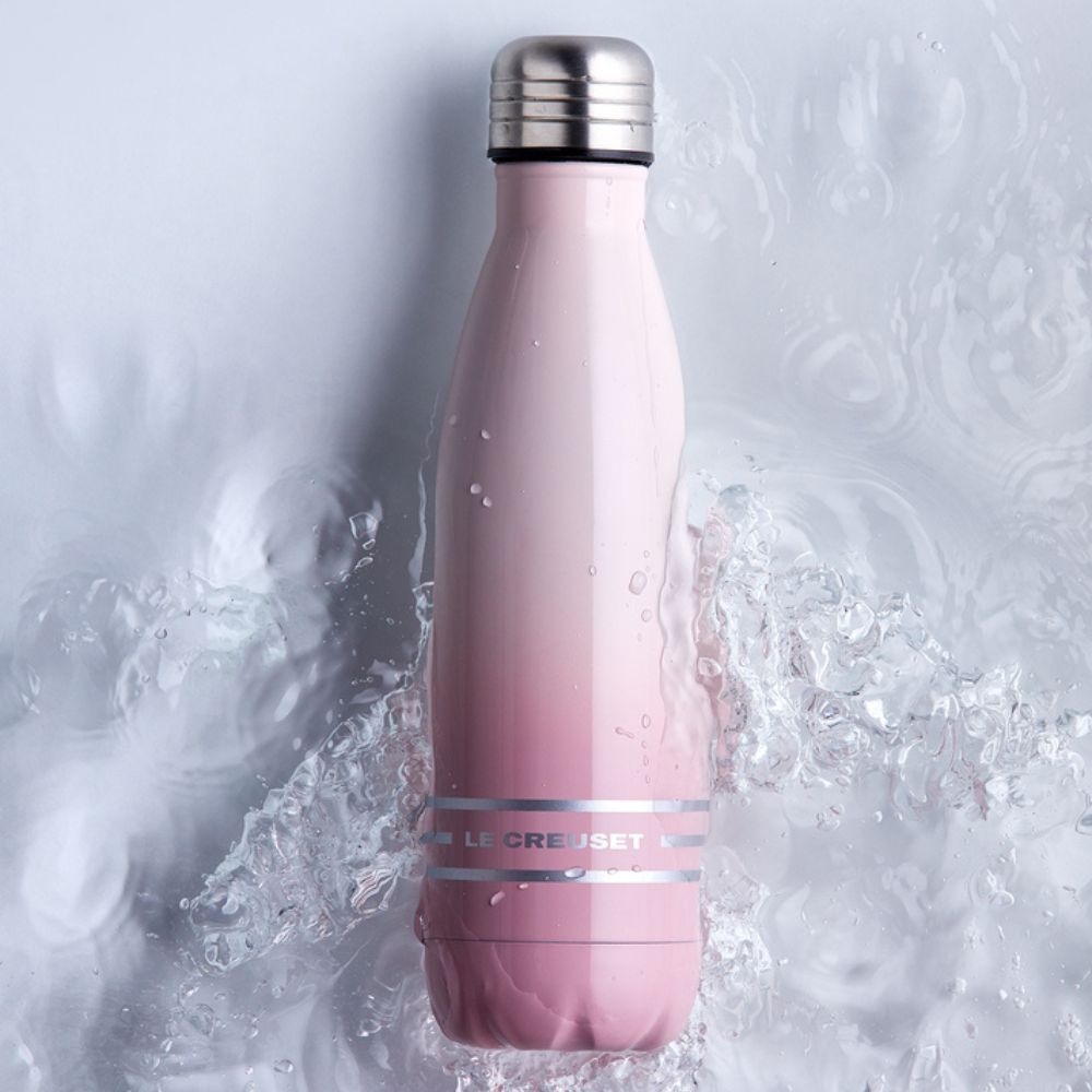 Cargar imagen en el visor de la galería, botella-termica-acero-inoxidable-shell-pink-le-creuset

