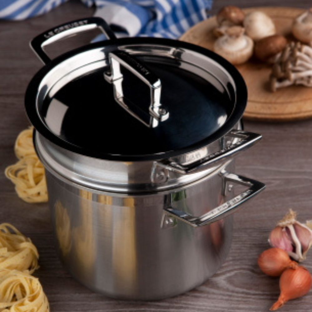 Cacerola para Pasta Acero Inoxidable 20cm Le Creuset