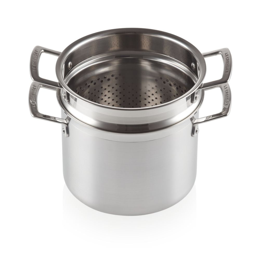Cacerola para Pasta Acero Inoxidable 20cm Le Creuset