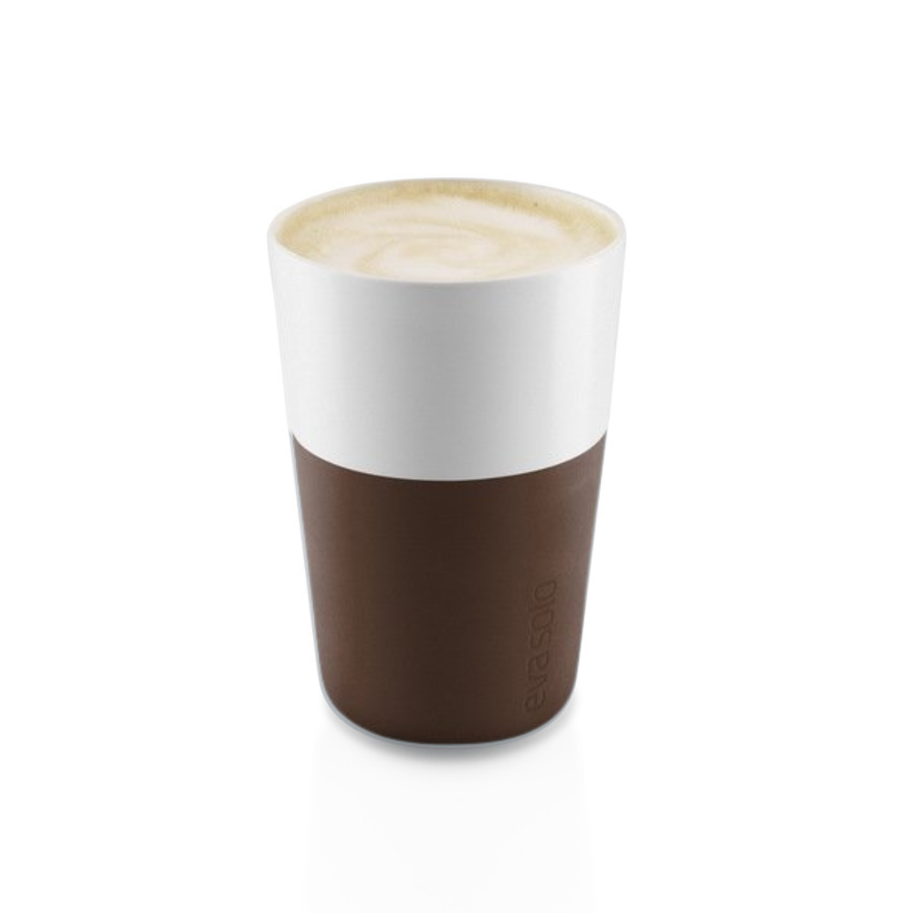 Tazas Latte Marron Eva Solo