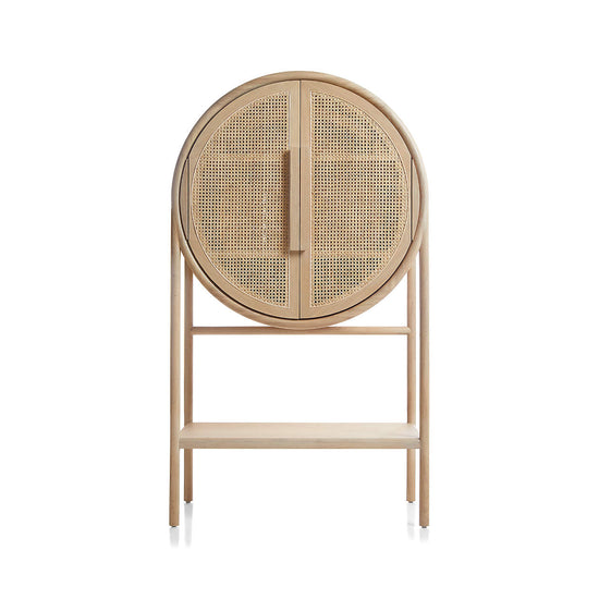 Estantería-Nara-Madera-y-Rattan-120-x-35-x-200cm-Living-Blue