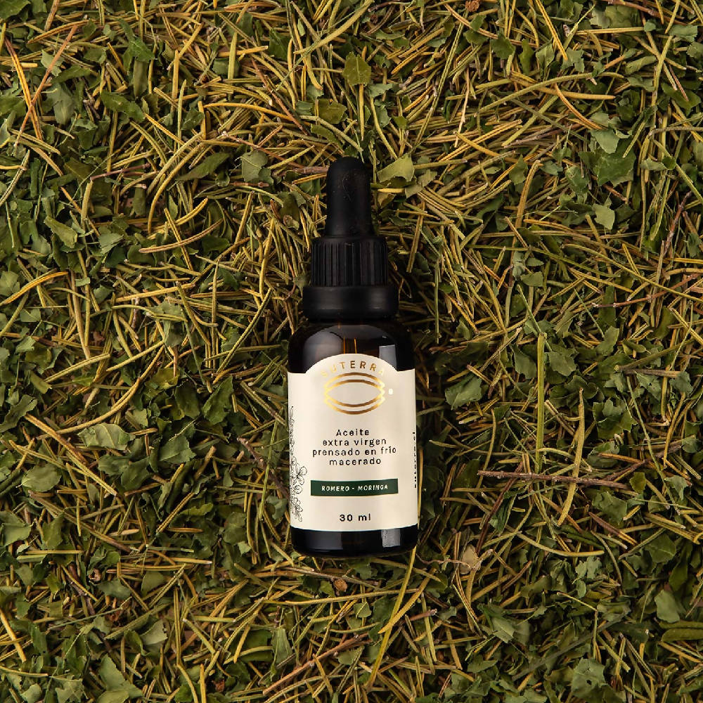 Aceite Macerado Romero Moringa Piel y Cabello Suterra