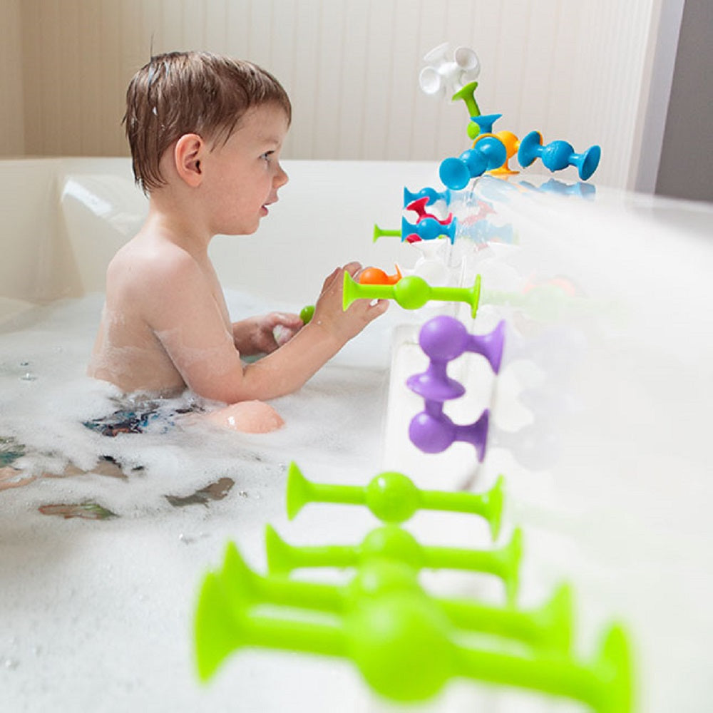 Juego de 24 Piezas De Creatividad Y Construcción Squigz Starter FatBrain Toys
