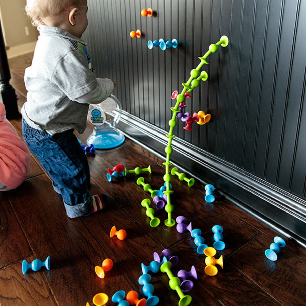 Juego de 24 Piezas De Creatividad Y Construcción Squigz Starter FatBrain Toys