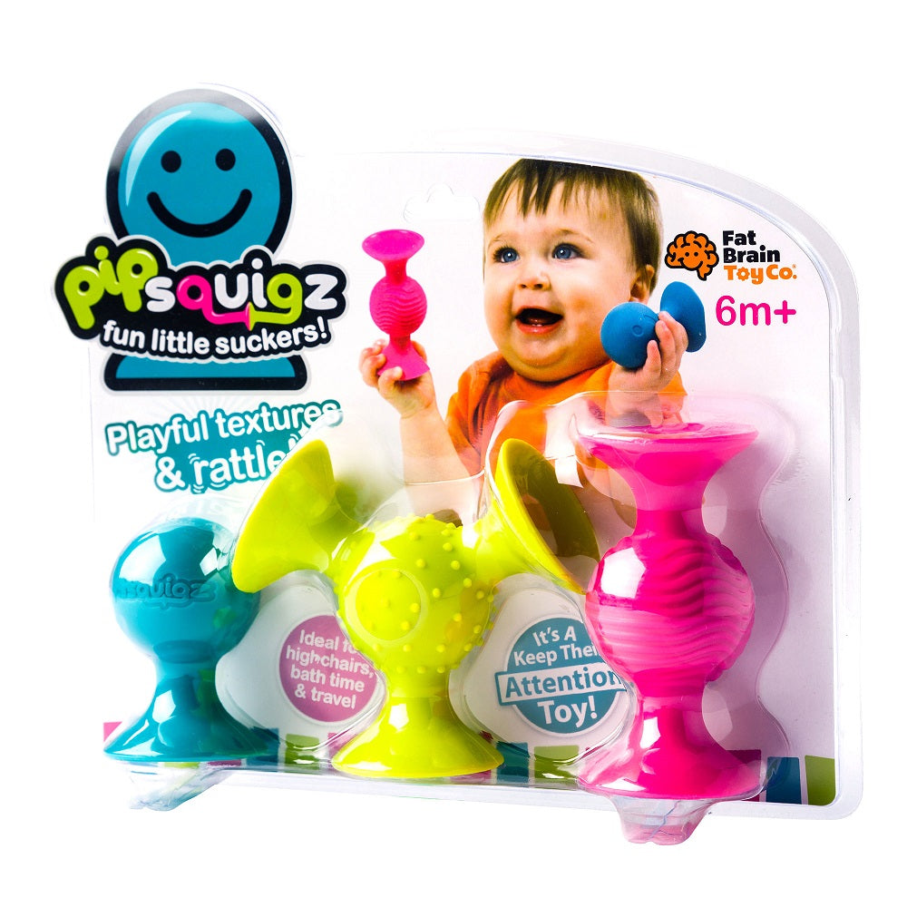 Mordedores y Sonajeros Sensoriales Pipsquigz FatBrain Toys