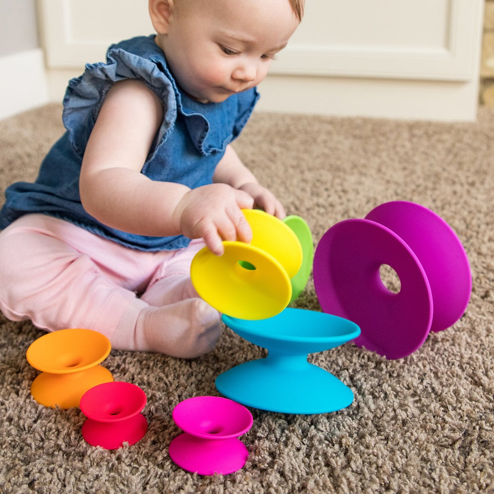 Juego De Construccion Y Equilibrio Spoolz FatBrain Toys